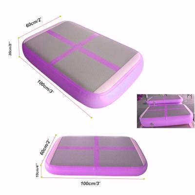 China Inflatable& Convenient Air Track Tumble Track Air Track Mat Gymnastic Inflatable Yoga Mat for sale