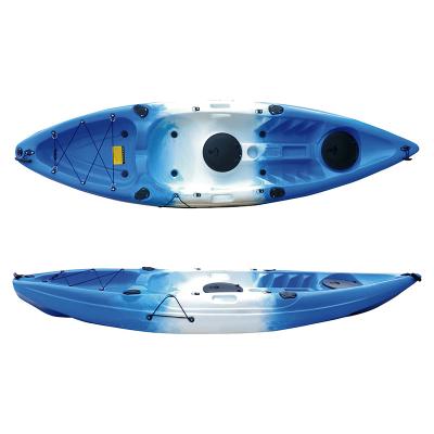 China Surfing Inflatable Rowing Boats, 2 Person Drop Point Canoe Tandem Kayak Boat Inflatable Kayak for sale