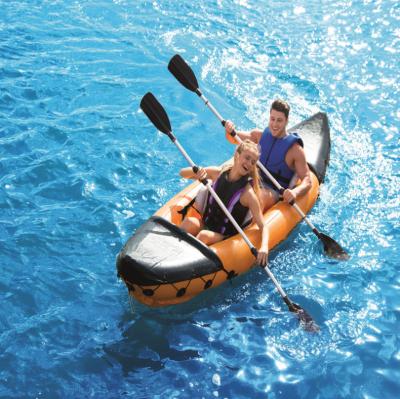 China Wholesale Professional Rowing Surfing Fishing Canoe Sit On Inflatable Fishing Kayak Manufacturers for sale