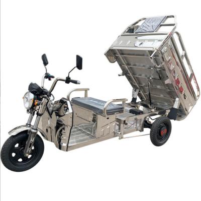 China Cargo Adult Three Wheel Tricycle For Cargo Heavy Load 1000kg 60v 1200w Electric Tricycle 11-20km/h Speed ​​Range 50-200km for sale