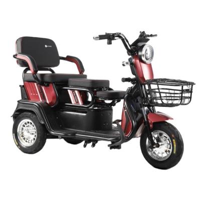 China 600W Passenger Thickened Mobility Scooter High Carbon Steel Electric Tricycle With Shopping Basket And Intelligent Anti-theft System for sale