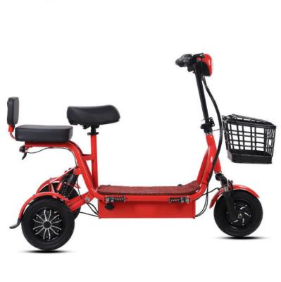 China General Purpose Electric Tricycles 350W Motor Power Lithium Battery Foldable Passenger Seat High-bright Headlights Max Speed ​​30km/h for sale