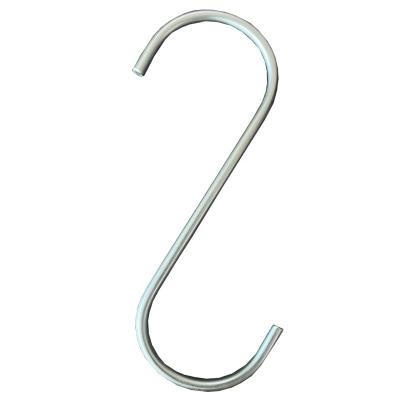 China Luxury type strong load bearing velvet hangers accessories ribbon metal s hook s form small stainless steel metal s-hooks for sale