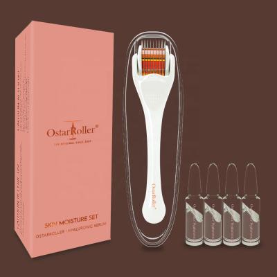 China Anti-Puffiness Hydrating Hyaluronic Acid Serum Hydra Anti Aging Roller Set 0.25MM Hyaluronic Acid Set for sale