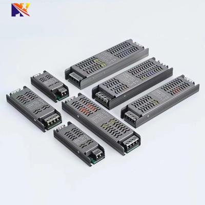 China Aluminum The high quality12v 24v 48v Power Supply Dc Switching Power Supply  Ultra Thin Led Power Supply for sale