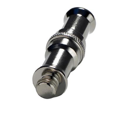 China Easy to install 1/4 to 3/8 camera screw conversion screws 3/8 dual 1/4 inch male screw adapter for snap mount for sale