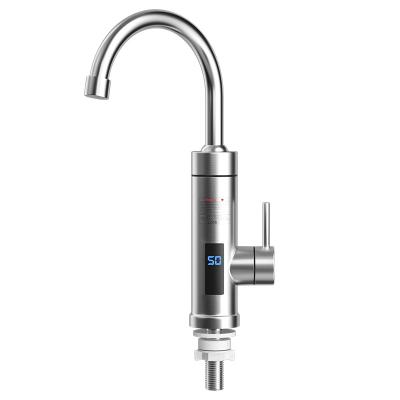 China Water Heater Electric Faucet Taps Stainless Steel Thermostat Water Metered Single Lever Mixer Tap for sale