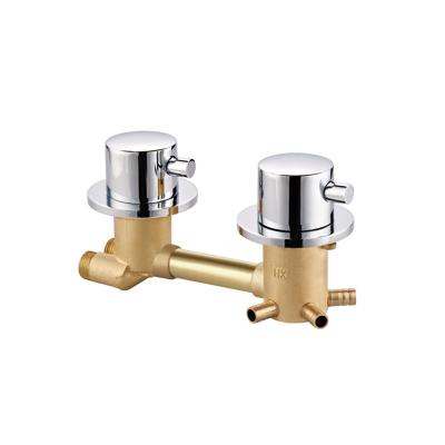 China Bathroom 2 Function 3 Ways 5 Ways 5 Ways Diverter Faucet Sliding Bar Bathroom 2 Concealed Shower Mixer Tap for sale