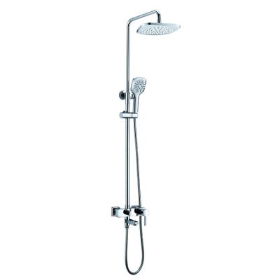 China With Slide Bar Easehome Bathroom Shower Faucet Hot Selling Wall Mounted Mixer Taps for sale