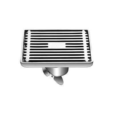 China Model 4 Inch 304 Stainless Steel Anti-odor Floor Drain Modern Hot Selling Submersible Shower Floor Waste Drainer Bathroom Hotel Use for sale