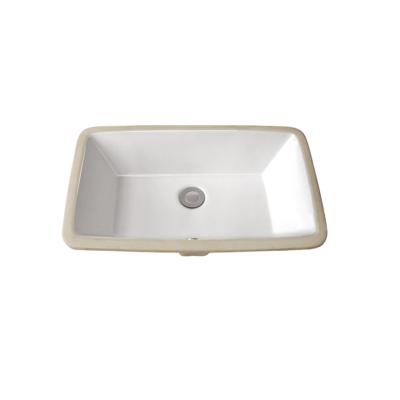 China UC2012 Contemporary Ceramic Undercounter Hand Sink Bathroom Rectangular Wash Basin for sale