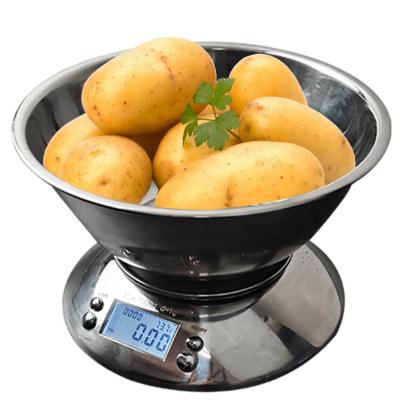 China Kitchen Measures Yiwu Digital Display Stainless Steel Food Kitchen Measures Yongkang Multifunctional Kitchen Scale for sale