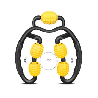 China 2121TSEC Body Foam Shaft Muscle Relaxer Massage Roller Leg Ring Sling Leg Roller Massager Slim Leg Massager for sale