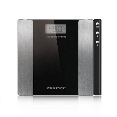 China Stored personal digital body weight scale glass bascula de cocina de body balance for sale