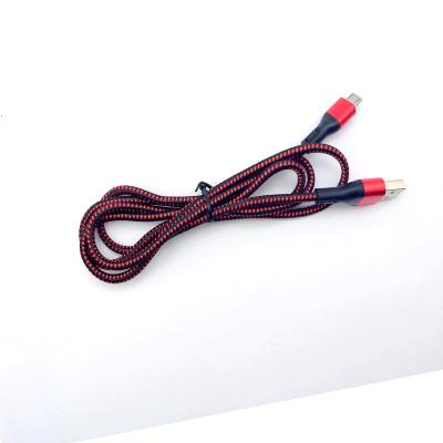 China Nylon Braided Jacket Factory Direct Braided Data Cables Type C Cable 3A Fast Charger Usb Charging for sale