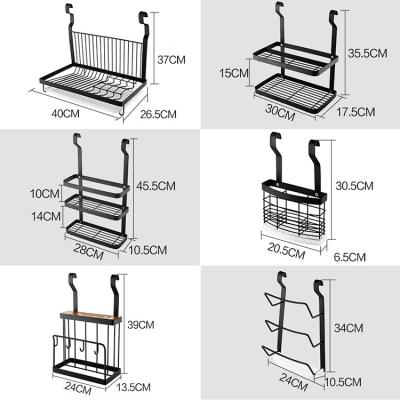 China Sustainable Household Storage Kitchen Organization Fencing Series Kitchen Racks Hanging Dish Rack Wall Mounted Stainless Steel for sale