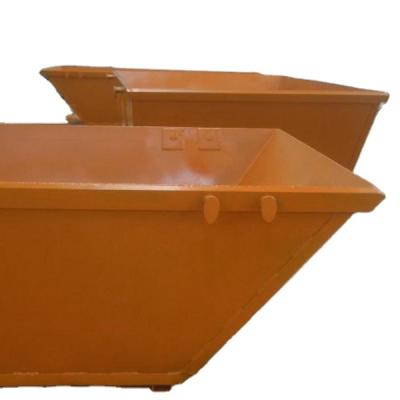 China High Quality Custom Solid Waste Metal Hook Lift Trash Cans Used For Construction Waste for sale