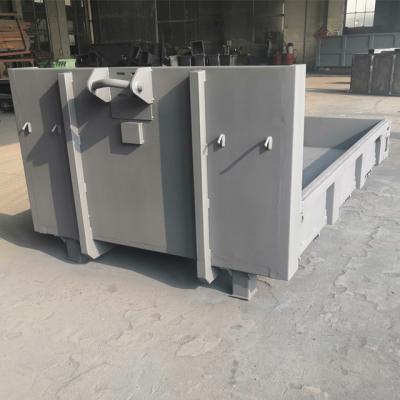 China Recycled Industry Triple Open Doors 4T6m3-4T12m3 Customized Garbage Sorting And Recycling Hook Lift Jump Bin for sale