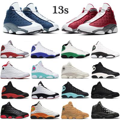 China Cushioning Retro Jumpman 2021 Men Basketball Shoes 13 Red Starfish Flint Black Cat Hyper Royal Breed Chicago Mens Fashion 13 Sneakers for sale