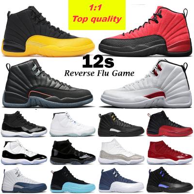 China Cushioning Shoes Basketball Shoes Good Quality Logo on Dark Men's 12 Shoes Latest Twist AJ 12s 12 Women's Retro Retro Jumpmen's Sneakers for sale