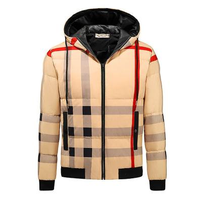 China 2021 New Arrival Men's Winter Jacket Fashion Hoodie Breathable Coat Warm Down Jacket for sale