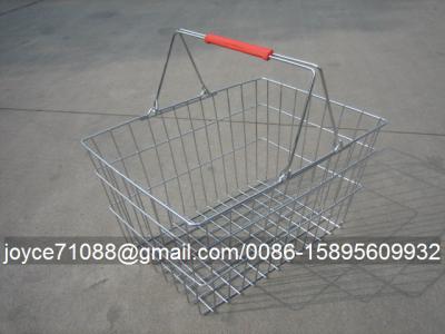 China Convenient Grocery Shopping Basket High Performance Easy Assemble Disassemble for sale