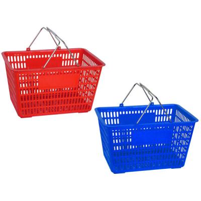 China Wear Resistant Grocery Store Basket , Hand Basket Shopping Carts Stackable for sale