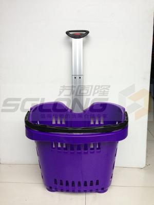 China Stable Durable Grocery Shopping Basket Strong Loading Capacity Non Deformation for sale