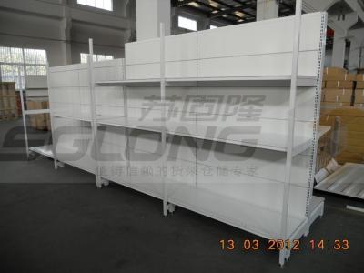 China Rust Proof Grocery Shop Racks , Grocery Display Shelves Heavy Duty For Merchandising for sale