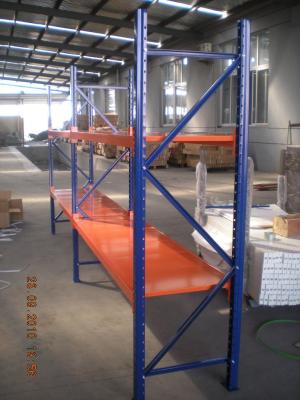 China Light Duty Warehouse Storage Shelves , Heavy Duty Pallet Racks Adjustable Layers for sale