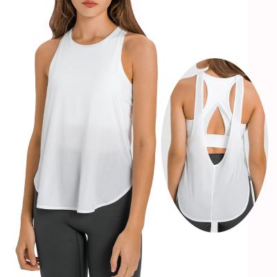 China Women Breathable Sportswear Workout Wear Breathable Gym Training Tank Top With Padded Woman Fitness Yoga Wear for sale