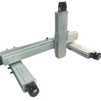 China Multifunctional Fully Enclosed Linear Guide Rail Precision Linear Guide Rail Gantry Slide Table Dustproof Electric Cross Module LYQFB100-200 for sale