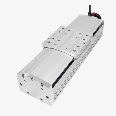 China 100mm-1000mm Linear Guide Rail High Precision Cross CNC Slide Table Dovetail Groove Slide Table Partially Enclosed Manual Linear Module LYKR120S 200mm for sale