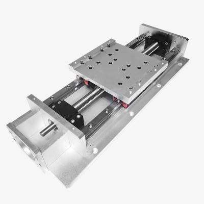 China 100mm-2000mm Heavy Duty Linear Ball Screw 25mm Linear Slide Guide Rail Load Linear Electric CNC Module LYKR250A for sale