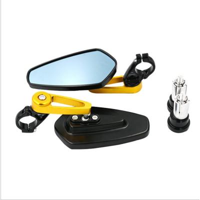 China Hot Selling Aluminum Alloy Motorcycle Universal Mirror Motorcycle CNC Side Mirror for sale