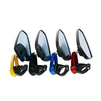 China Universal Aluminum Alloy Motorcycle Mirrors Rear View Handle Bar End Rear View Side Mirrors for sale