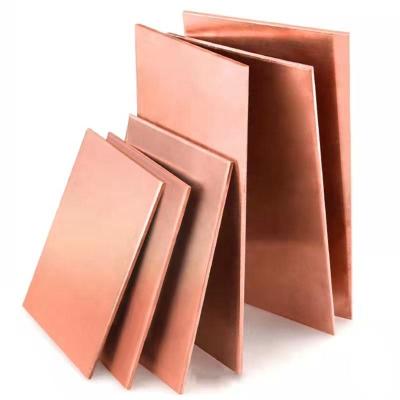 China Customized 99.9% Pure C10200 C10300 C11000 C12000 T1 T3 Brass Plates Red Copper Sheets for sale