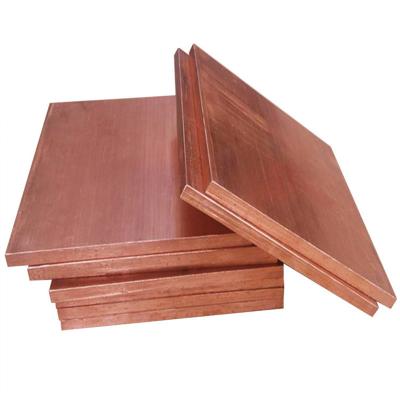 China 3mm 4mm T2 H65 H62 C1100 C1220 C2400 C2600 Popular Product Red Pure Copper Sheet Or Brass Copper Plate for sale