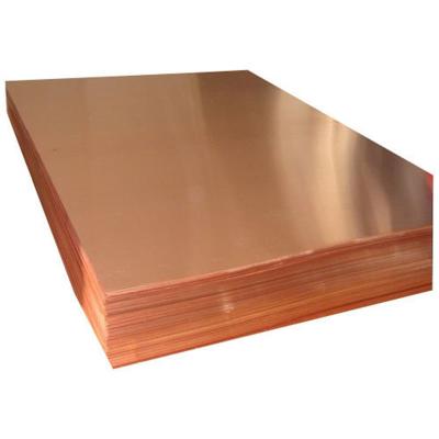 China 0.5mm 0.8mm 1mm 3mm 4mm ASTM T2 H65 H62 C1100 C1220 C2400 C2600 C2600 C3712 Red Pure Copper Sheet for sale