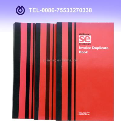 China Perforated and Number 2016 Products Shenzhen Compensate Invoice Protection Paper Duplicate Checkbook for sale