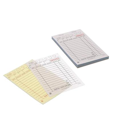 China Trifold Printed Offset Shape Booklet Paper Invoices Of Business Invoice Book for sale