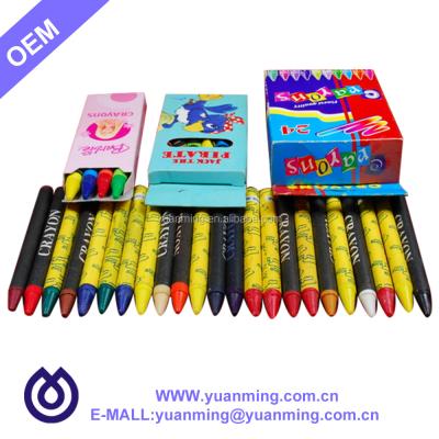 China 2016 New Non-Toxic Clear Wax Crayon 8 Color Pencil 8 Pencil for sale