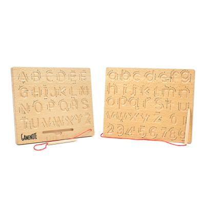 China Children (3-6 Years) Practice Wooden Geometric Alphabet Number Wooden Letterartifacts ConvexTraining Blind Groove Board Early Education Baby Board for sale