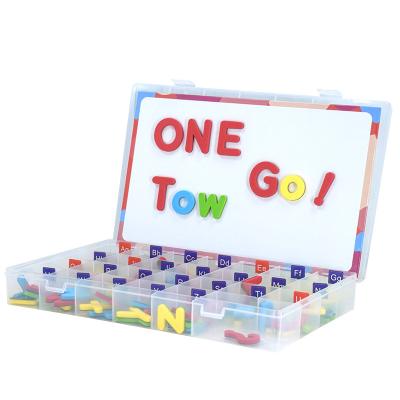 China Amazon's Other Border Spot Toys Magnetic Upper and Lower Case Letters Teaching Magnetic Fridge Stickers Kids To Stickers for sale