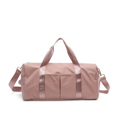 China Multifunctional Dry Wet Separation Gym Bags Men Outdoor Women Travel Handbag Yoga Sports Bag With Shoes Compartment for sale