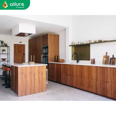 China Durable Wood Grain Ghana Pantry Allure Lacquer Home Furniture Cabinet Wood UV Veneer for sale