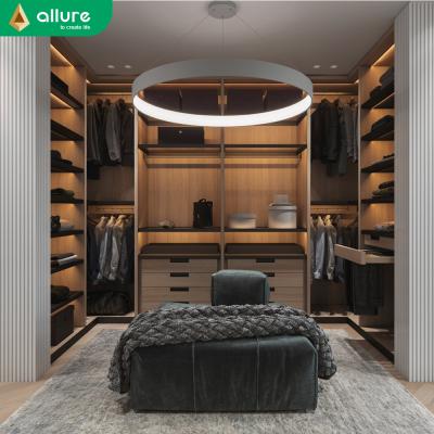 China Wholesale Custom L Shaped Modern Wood Wardrobes Durable Appeal Wall Bedroom Furniture Design Wardrobes for sale