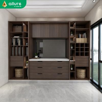 China Durable Allure Free Standing 4 Door Small Inside Designs Clothes PVC Wardrobe Unit Prices for sale