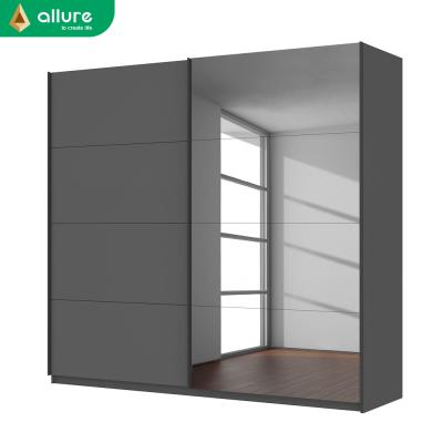 China Cheap Allure 3 Door Extendable Bedroom Furniture Wardrobe Wood for sale