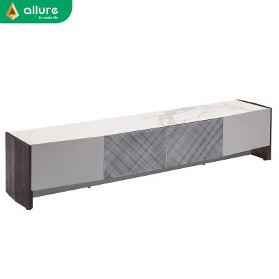 China Environmental Friendly Attractiveness Mid Century Living Room Corner Wall Led TV Stand Cabinet Wooden Cheap Modern Furniture Shandong for sale